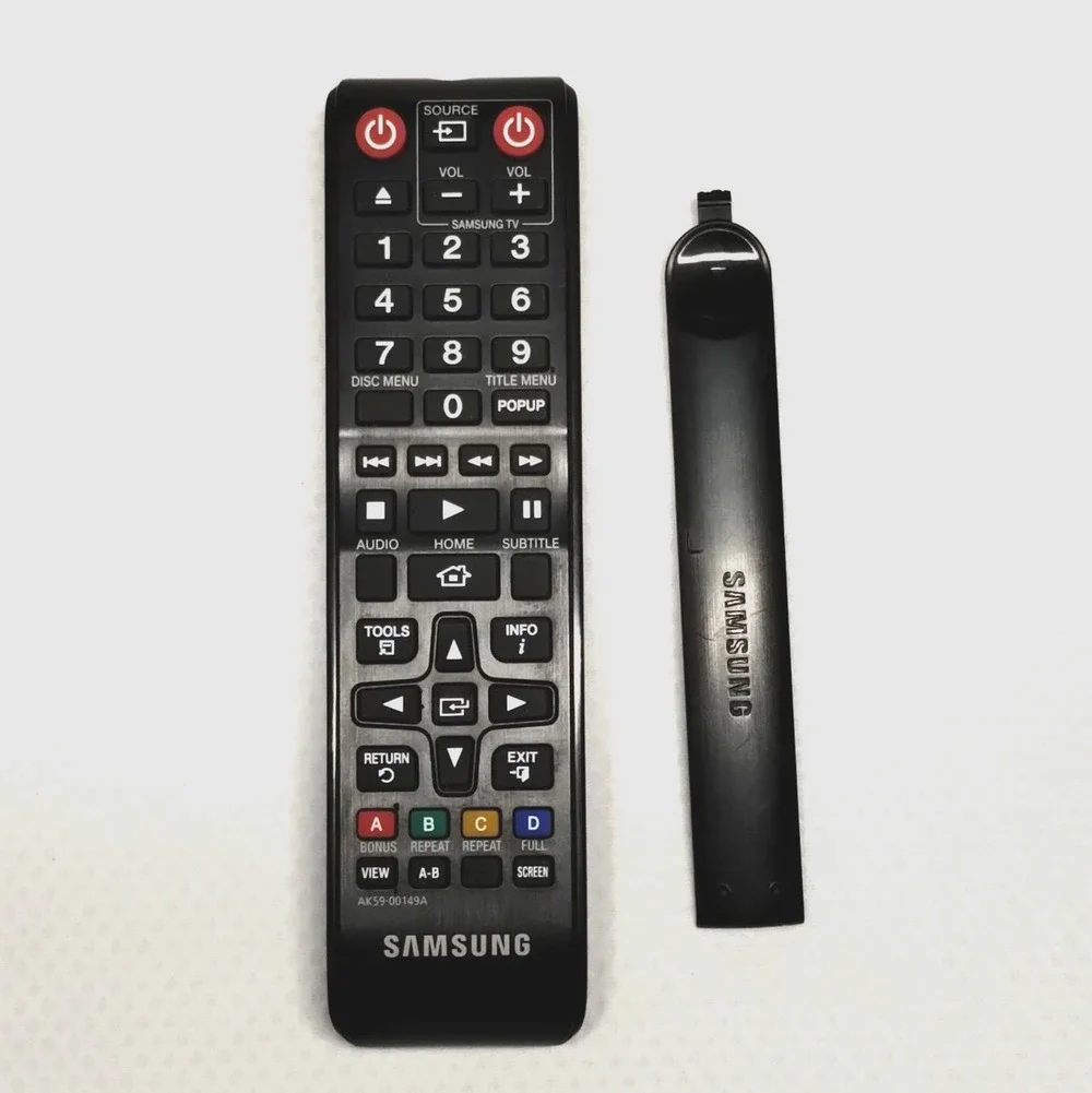 Samsung AK59-00149A DVD Blu-Ray Player Remote Control BD-F5100 Black Authentic